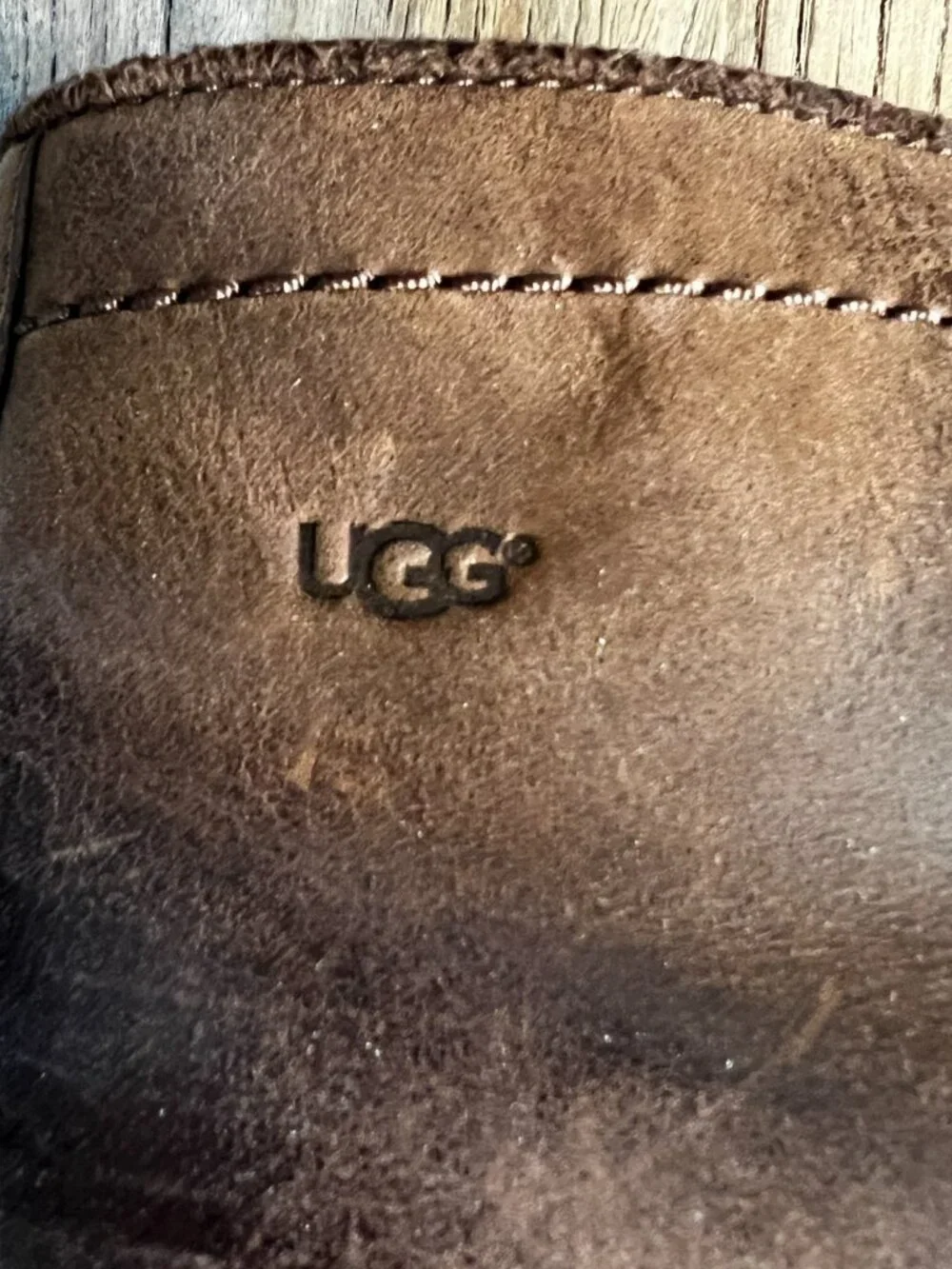 UGG Treadlite EnerG Comfort Brown Leather Chukka Boots Men's 10.5